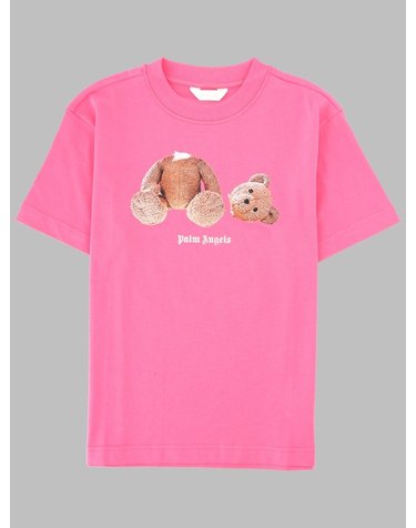 [해외직구] 26 S/S 팜 엔젤스 넥 로고 브러쉬 REG 티셔츠 SS 걸 (KIDS 상품) PGAA002K_S26JER002044 B0042045049