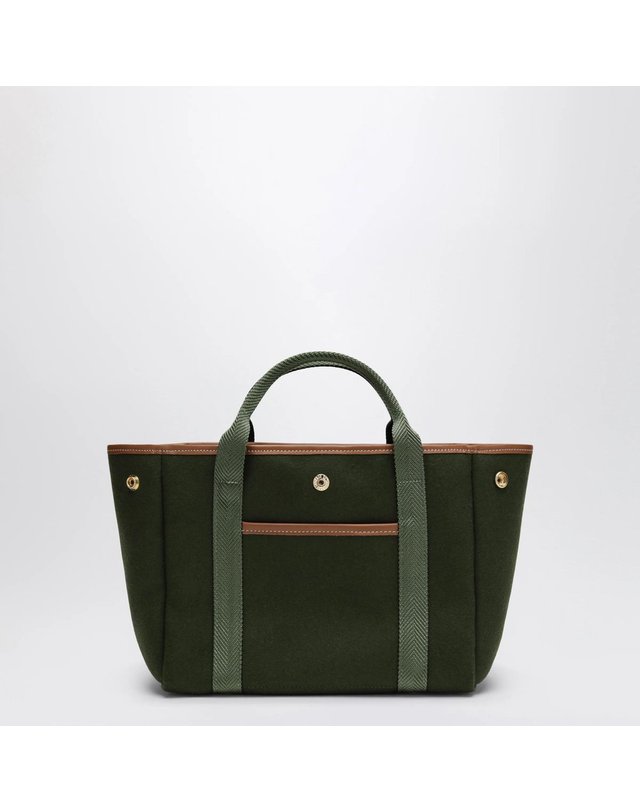 휘 드 베르누이 [해외직구] 26 F/W 휘드베르누이 OLIVE 그린 TRAVERSEE S 펠트 토트백 백 TRAVERSEESPOCKETRWO-OF B0052306539 착용컷