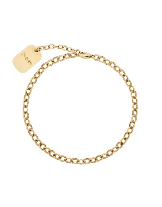 생로랑 [해외직구] 26 S/S 생로랑 BRACCIALE A CATENA 858859_Y15007005 B0041985089 착용컷