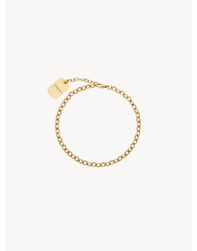 생로랑 [해외직구] 26 S/S 생로랑 BRACCIALE A CATENA 858859_Y15007005 B0041985089 착용컷