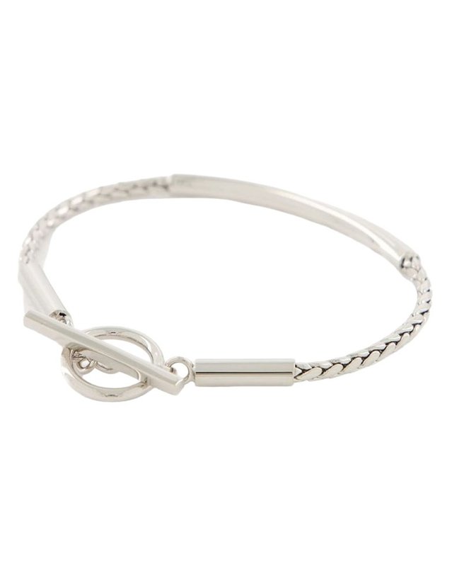 생로랑 [해외직구] 26 F/W 생로랑 BRACCIALE 콘 CATENA A SPIGA E TUBO 779023_Y15008126 B0042292039 착용컷
