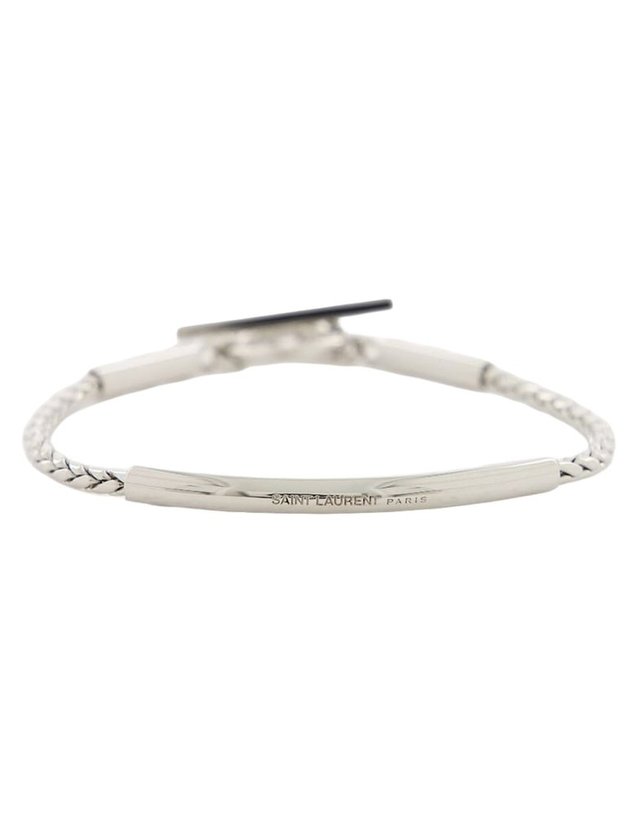 생로랑 [해외직구] 26 F/W 생로랑 BRACCIALE 콘 CATENA A SPIGA E TUBO 779023_Y15008126 B0042292039 착용컷