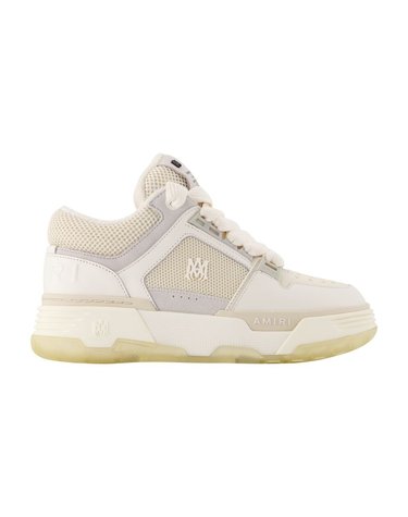 [해외직구] 26 F/W 아미리 MA1 스니커즈 AMIRI 레더 아이보리 AWFOSR1036-271 B0732042757
