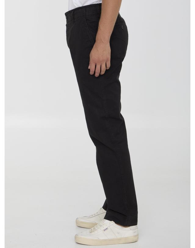 제임스펄스 [해외직구] 24 F/W 제임스 펄스 RIGID 캔버스 팬츠 MRCC1390BLK B0021402209 착용컷