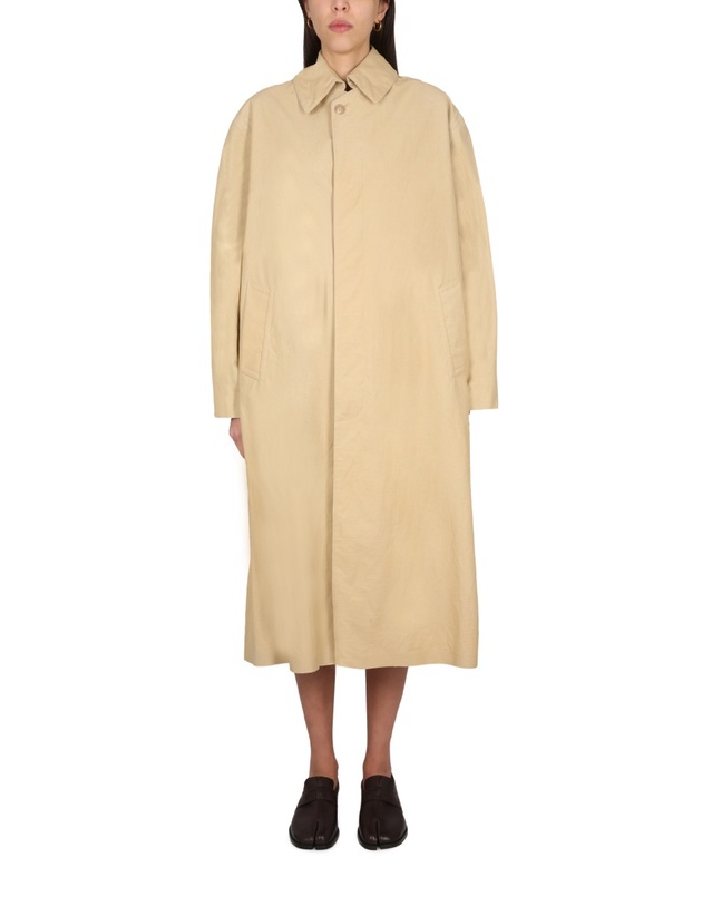 메종 마르지엘라 [해외직구] 23 S/S 메종 마르지엘라 유틸리티 스타일 트렌치 코트 S51AH0191_S76630113 B0040299115 착용컷