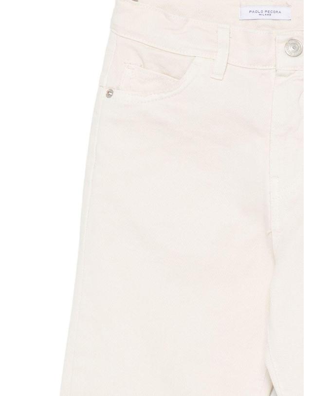 파올로페코라 [해외직구] 파올로 페코라 베이지 코튼 진 (KIDS 상품) PP4122BURR B0301843292 착용컷
