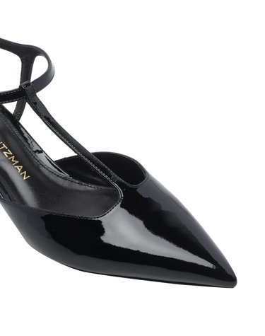 [해외직구] 26 F/W 스튜어트 와이츠먼 VINNIE T-스트랩 펌프스 50 SO171 VINNIE T-STRAP PUMP/PATBLK B0012176270