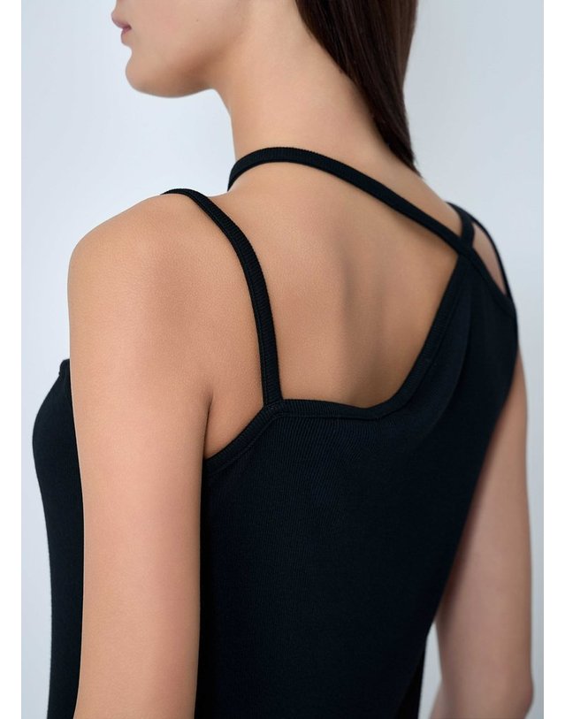 요지야마모토 [해외직구] 25 F/W 요지 야마모토 STRING 디테일 CAMISOLE LL-T16-042 B0111858238 착용컷