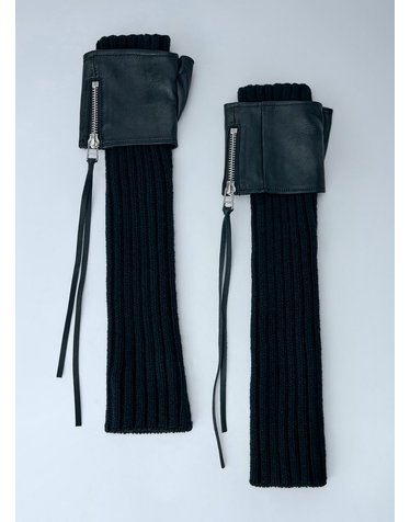 [해외직구] 26 S/S 요지 야마모토 롱 리브드 레더 장갑 LW-W01-881 B0112317786