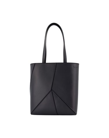 [해외직구] 26 F/W 요지 야마모토 패널 쇼퍼 백 YOHJI YAMAMOTO 레더 블랙 KN3837-095A B0732332008