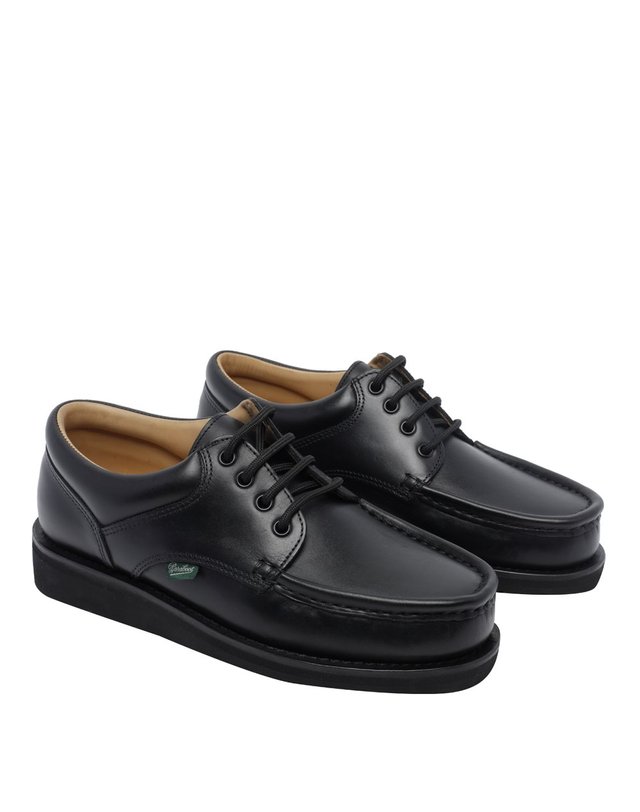파라부트 [해외직구] 26 F/W 파라부트 THIERS 레이스 업 슈즈 786404/LISSE NOIR B0012339420 착용컷