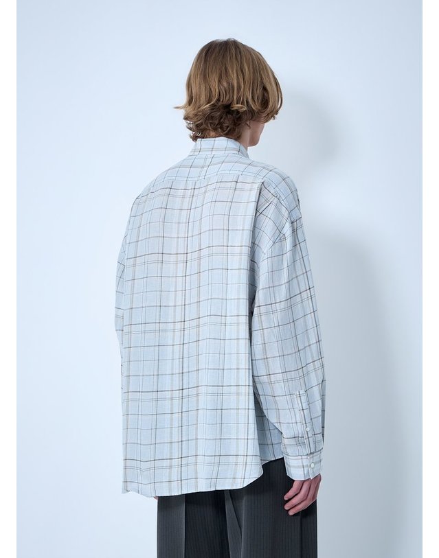 아크네 스튜디오 [해외직구] 26 S/S 아크네 스튜디오 플래드 BUTTONUP 셔츠 BB0663-ANS B0111962007 착용컷