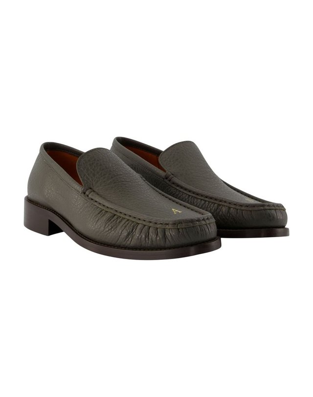 아크네 스튜디오 [해외직구] 26 F/W 아크네 스튜디오 로퍼 ACNE STUDIOS 레더 카키 BD0353-AB6 B0732331968 착용컷