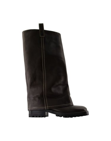[해외직구] 25 S/S 아크네 스튜디오 버클 부츠 ACNE STUDIOS 레더 브라운 BD0339-CAB B0731624782