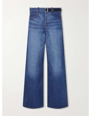 [해외직구] 사카이 LEVIS 와이드레그 벨트 진 26-01142S B0082336739