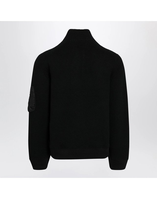 사카이 [해외직구] 26 F/W 사카이 블랙 피셔맨 울 니트 가디건 26-04128MWO-001 B0052282541 착용컷