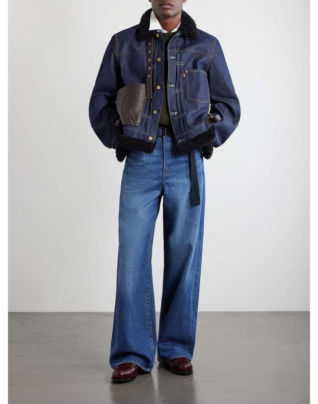 사카이 [해외직구] 사카이 LEVIS PLUSHTRIMMED 데님 자켓 26-04005M B0082336730 착용컷