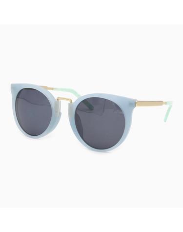 린타 여성 라운드 뿔테 선글라스 L4005HW-4GR