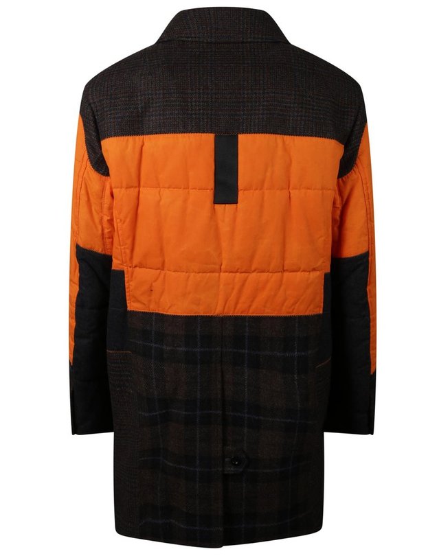 준야와타나베 [해외직구] 준야 와타나베 FILSON 패치워크 코트 WPC0050511ORANGE B0191911912 착용컷
