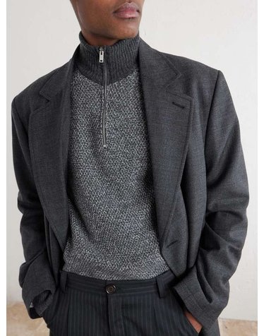 [해외직구] 존스 메들리 RECYCLEDCASHMERE & 울블렌드 하프지퍼 스웨터 INGHRAM B0082124637