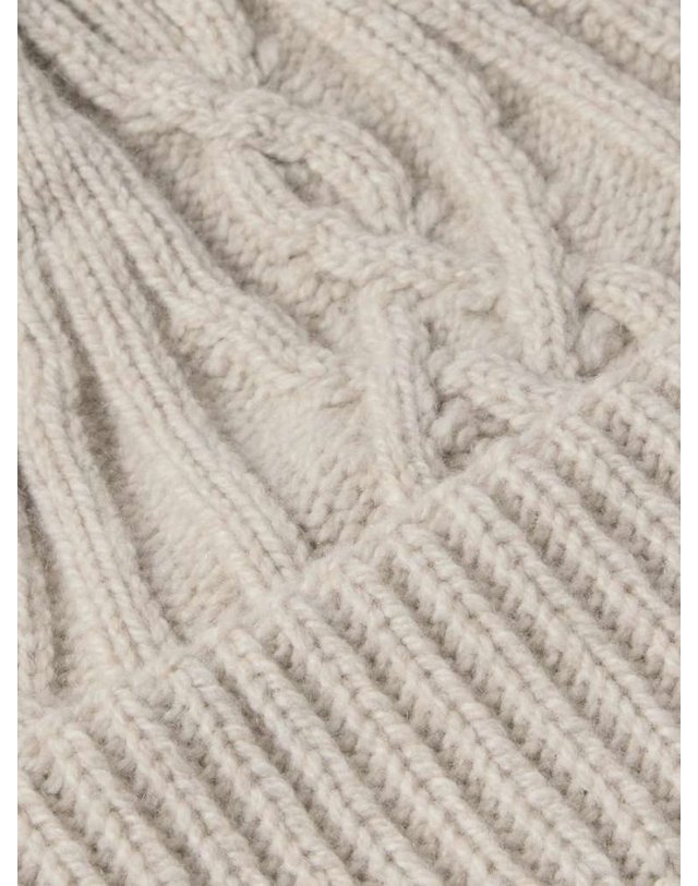 존 스메들리 [해외직구] 존스 메들리 에머리 케이블니트 RECYCLEDCASHMERE & 메리노 울블렌드 비니 EMERY B0082122839 착용컷