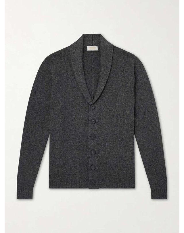 존 스메들리 [해외직구] 존스 메들리 ROCKFORD 숄칼라 RECYCLEDCASHMERE & 메리노 울블렌드 가디건 ROCKFORD B0082124314 착용컷