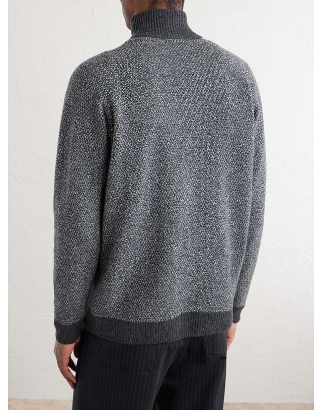 존 스메들리 [해외직구] 존스 메들리 RECYCLEDCASHMERE & 울블렌드 하프지퍼 스웨터 INGHRAM B0082124637 착용컷