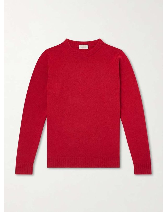 존 스메들리 [해외직구] 존스 메들리 노퍽 RECYCLEDCASHMERE & 메리노 울블렌드 스웨터 NORFOLK B0082128099 착용컷