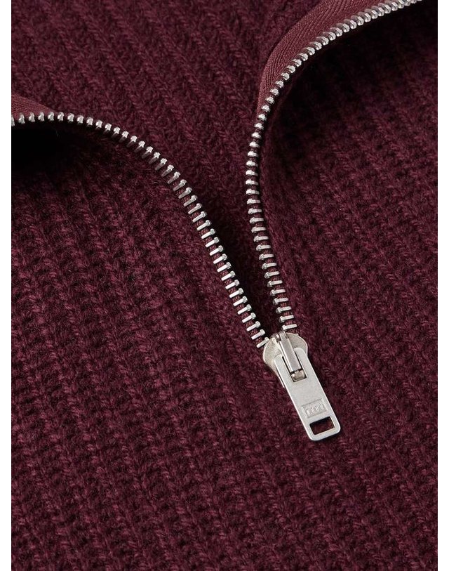 존 스메들리 [해외직구] 존스 메들리 RYKER 리브드 RECYCLEDCASHMERE & 울블렌드 하프지퍼 스웨터 RYKER B0082128022 착용컷