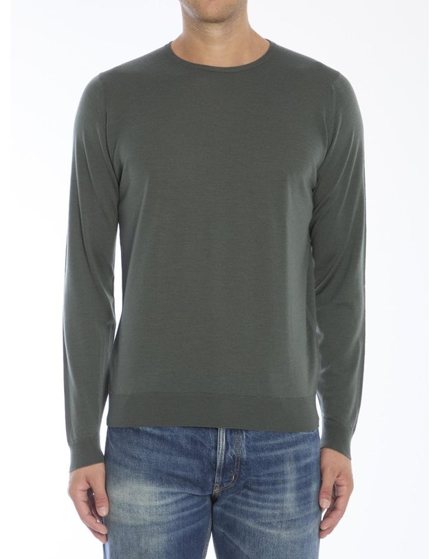 존 스메들리 [해외직구] 24 F/W 존스 메들리 LUNDY 풀오버 LUNDYHIGHLAND GREEN B0021406495 착용컷