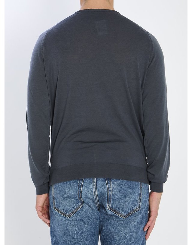 존 스메들리 [해외직구] 26 F/W 존스 메들리 LUNDY 크루 넥 점퍼 인 차콜 LUNDYCHARCOL B0022323795 착용컷