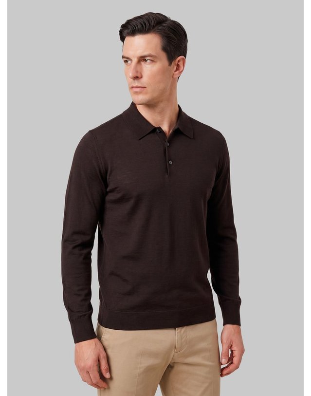 존 스메들리 [해외직구] 26 F/W 존스 메들리 BELPER 폴로 인 FAULKNER 브라운 BELPERFOULKNER BROWN B0022323801 착용컷