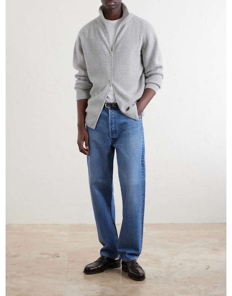 [해외] 존스 메들리 MALLAM 리브드 RECYCLEDCASHMERE 울블렌드 집업 가디건 MALLAM B0082124146