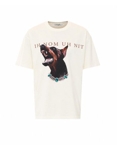 [해외직구] 26 F/W 이놈어닛 뉴 DOBERMANN 프린트 티셔츠 NUW26206/081 B0012507225