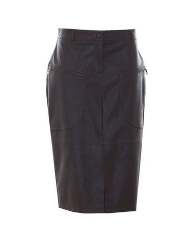 [해외직구] 26 F/W 리우조 페이크 레더 LONGUETTE 스커트 WF6209E1157/X0787 B0012190507