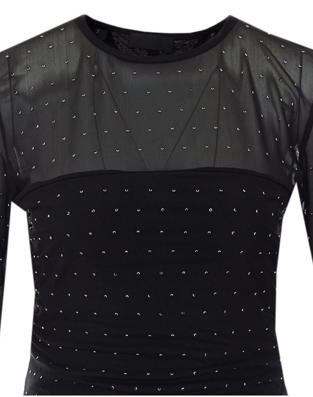 리우조 [해외직구] 26 F/W 리우조 미니 튈 드레스 WITH RHINESTONES CF6071J4966/Q9822 B0012304948 착용컷