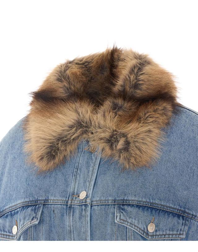 리우조 [해외직구] 26 F/W 리우조 데님 베스트 WITH 테디 디테일 UF6154D0347/79093 B0012335396 착용컷