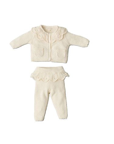 [해외직구] 루이스미샤 화이트 코튼 셋 (KIDS 상품) FRCW26C0133CREAM B0302362749