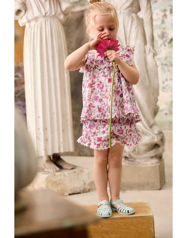루이스미샤 [해외직구] 루이스미샤 VALLALOID 쇼츠 (KIDS 상품) FRIS26S0070CREAMFLORALHAVEN B0302004124 착용컷