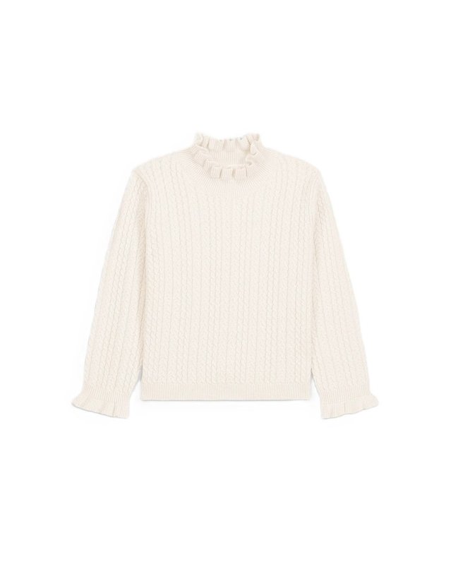 루이스미샤 [해외직구] 루이스미샤 화이트 코튼 탑 (KIDS 상품) GRCW26J0095CREAM B0302362754 착용컷