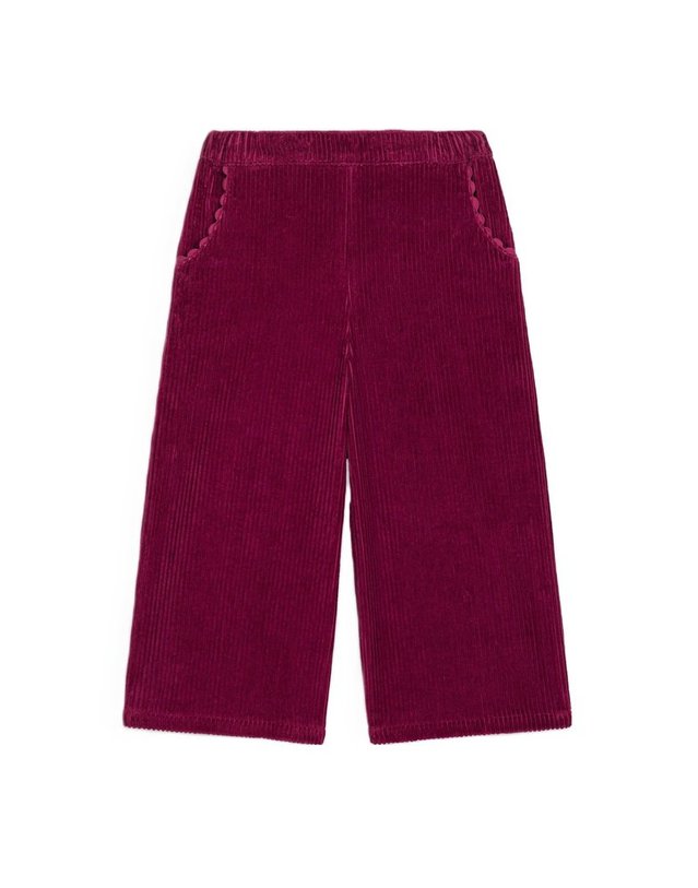 루이스미샤 [해외직구] 루이스미샤 퍼플 코튼 트라우저 (KIDS 상품) GRIW26P0296BEETROOT B0302362758 착용컷