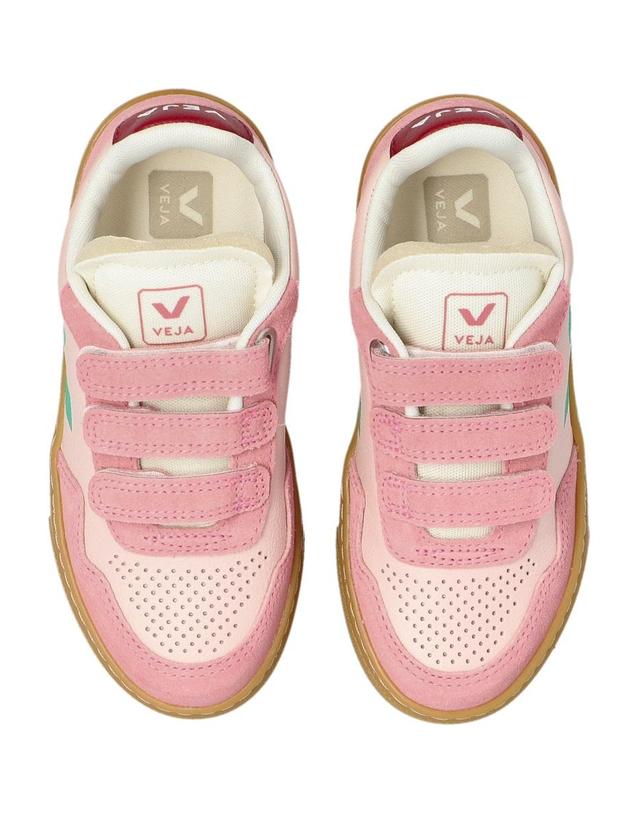 베자 [해외직구] 26 S/S 베자 V90 로고 스니커즈 (KIDS 상품) SX2021515CK_PETALEMARY B0041930831 착용컷