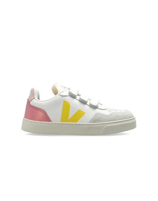 베자 [해외직구] 26 S/S 베자 V90 로고 스니커즈 (KIDS 상품) SX2021510CK_WHITEAURORA B0041930834 착용컷
