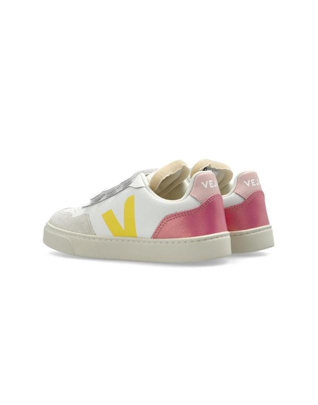 베자 [해외직구] 26 S/S 베자 V90 로고 스니커즈 (KIDS 상품) SX2021510CK_WHITEAURORA B0041930834 착용컷