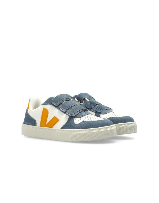 베자 [해외직구] 26 S/S 베자 V-10 로고 스니커즈 (KIDS 상품) CV0521507CK_PUREOURO B0041930830 착용컷
