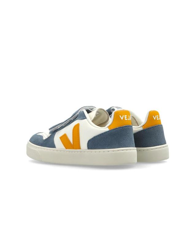 베자 [해외직구] 26 S/S 베자 V-10 로고 스니커즈 (KIDS 상품) CV0521507CK_PUREOURO B0041930830 착용컷