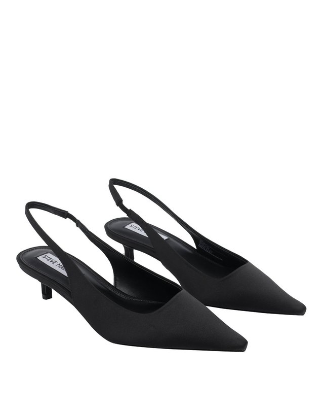 스티브매든 [해외직구] 26 S/S 스티브 매든 KARI 슬링백 KARI/BLACK SATIN B0011964129 착용컷