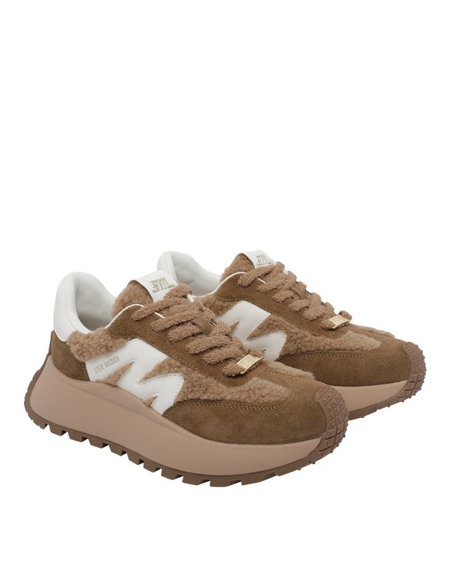 스티브매든 [해외직구] 26 F/W 스티브 매든 SUPERCAMPO 스니커즈 SUPERCAMPO/CHESTNUT B0012304984 착용컷