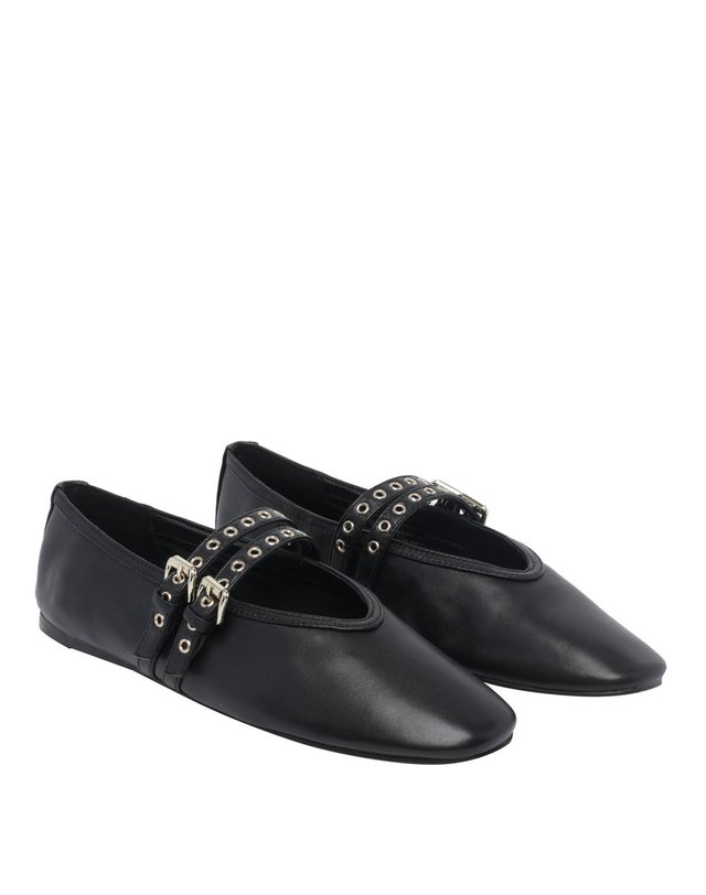 스티브매든 [해외직구] 26 F/W 스티브 매든 LYDIA 발레슈즈 LYDIA/BLACK B0012331297 착용컷