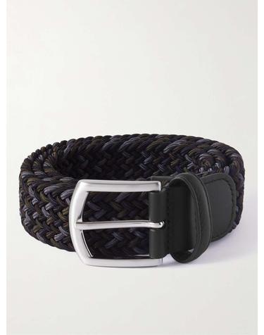 [해외직구] 앤더슨 3.5CM 레더 우븐 엘라스틱 벨트 B0667 AF2620/04 NE41-PL18 B0081048748